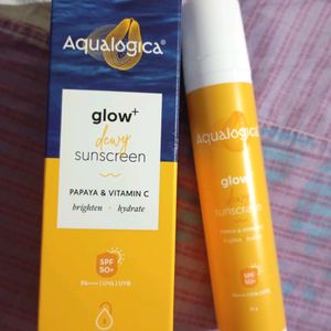 glow+ dewy sunscreen