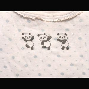 Panda Print Crop Top
