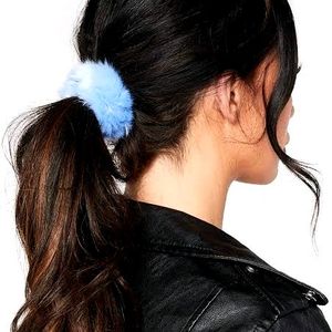 Blue Hair Scrunchies💙 (Set Of Two)