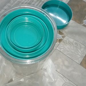 Plastic Containers Air Tight Set Of 4