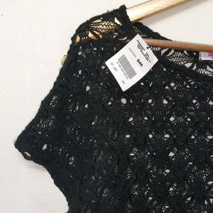 Trendy New Black Top For Women