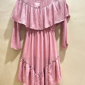 Pink Partywear Dress