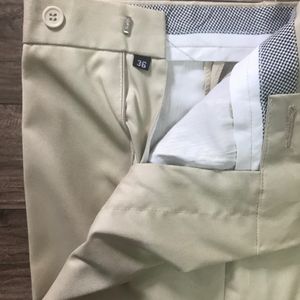 Cream 36 Formal Trouser