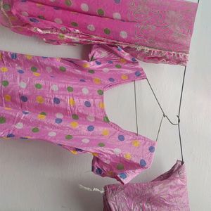 Pink Kurti  Set