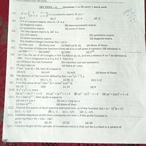Class 12 CBSE Questions Paper Of Previous Year