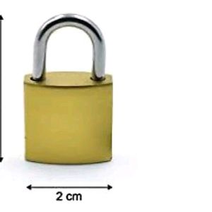 💥 Brass Pressing Lock 20mm With 2 Key Pack Of 4