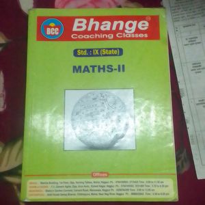 Bhange Coaching Classes In 9 Maths 2