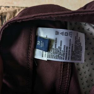 Nautica New Maroon Trouser W32