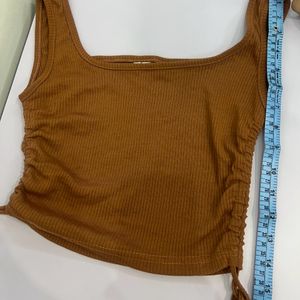 Street Style Store Brown Tank Top