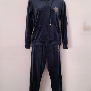 Navy Blue Embellished Co-Ords Set (Women's)