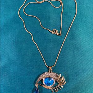 Eye Drop Pendant Necklace