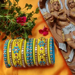 Customized Silk Thread Bangles