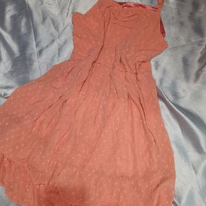 Carrot pink dress