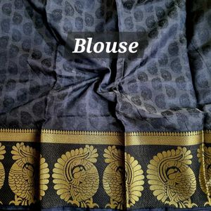 Tussar Silk Self Embossed Saree