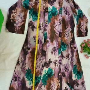 Brand New Long Floral Overcoat 30 Off On Shipping