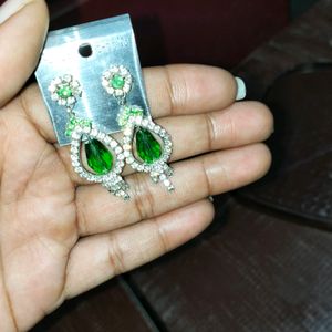 Anarkali Suit +Free Matching Earrings