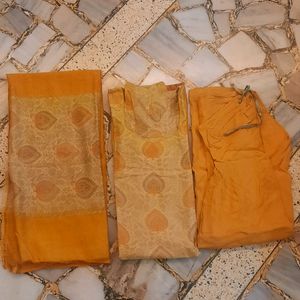 CHANDERI SILK SALWAR SUIT