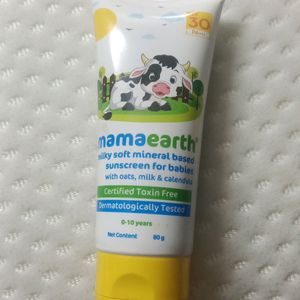 Mama Earth Milky Soft Sunscreen For Babies