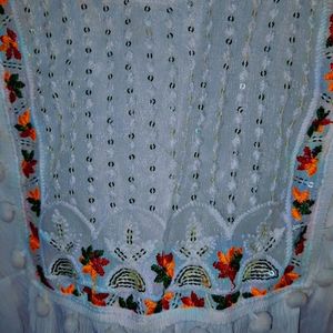 Chikankari Short Kurti