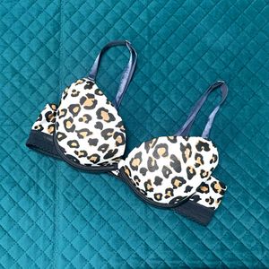 Animal Print Pushup Bra