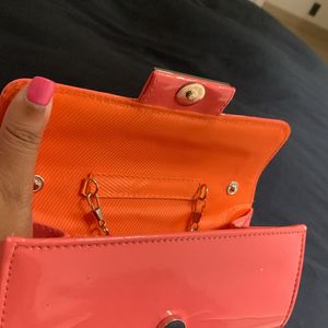 Peach Clutch