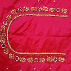 Heavy Bridal Maggam Work Blouse