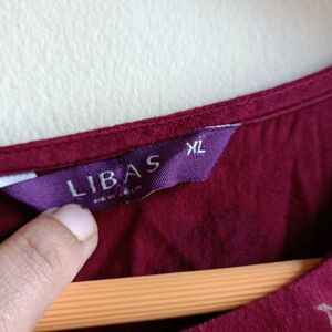 Libas Smart A Line Kurta For Women