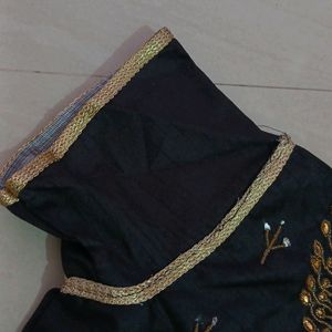 Black Designed Blouse