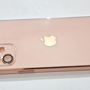 Iphone 11 Peach And Golden Chrome Case Cover