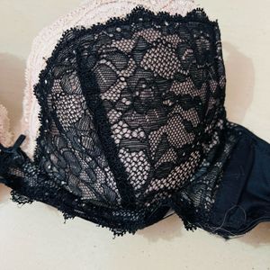 Soft paded Lace cotton bra