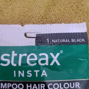 Streax Insta Black Shampoo Hair Colour