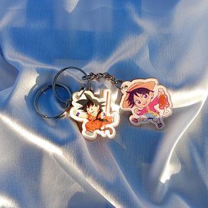 Goku And Luffy Keychain ( Double Side View)