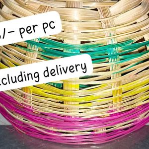 5 Pc. Colorful Basket (Chath Puja)