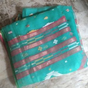 Brand new light weight thread work fancy saree