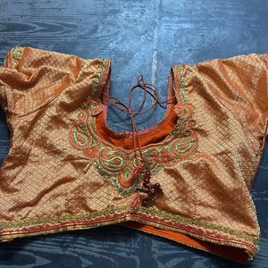 CHANDERI SILK BLOUSE