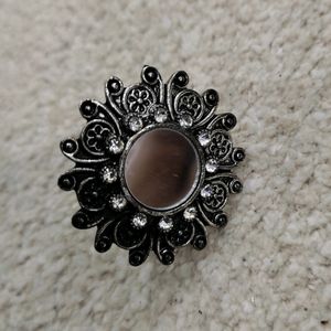 Beautiful Silver Mirror Ring