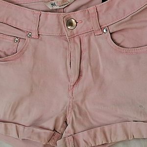 Girls H&M Pink Denim Shorts