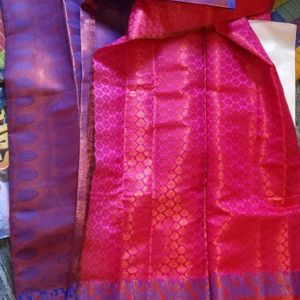 New Wedding And Festive Saree With Blouse