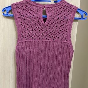 Sleeveless Pink Top