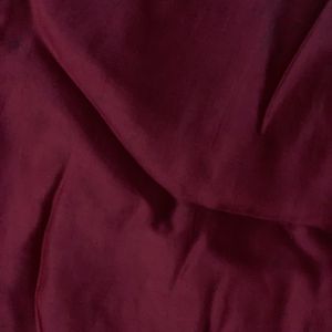 Silk Maroon Material Lehenga