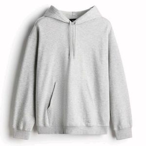 H&M Relaxed Fit Light Grey Hoodie