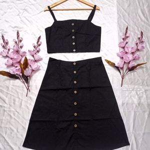 Black Cotton Co-ord set