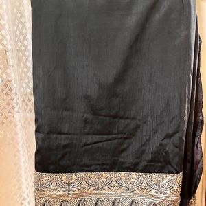 Black Silk Saree