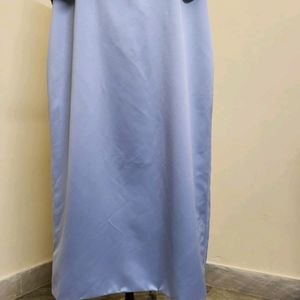 Plus Size Satin Gown