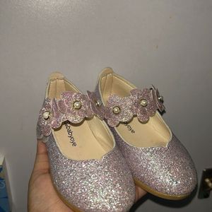 Babyoye Glittery purple Ballerina For Girl Kids