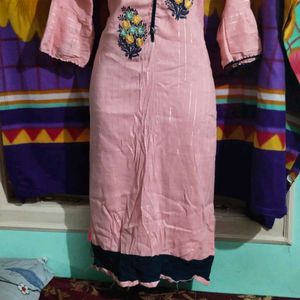 Pink Top With Dupatta