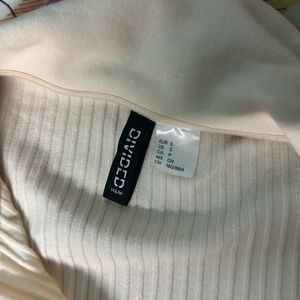 H&M Beige Short Casual Dress