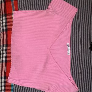 ZARA ribbed crop top🎀