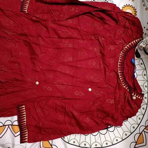 Maroon Kurti , Medium Size