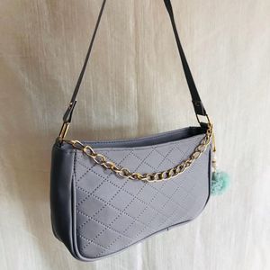 Grey Shoulder Bag